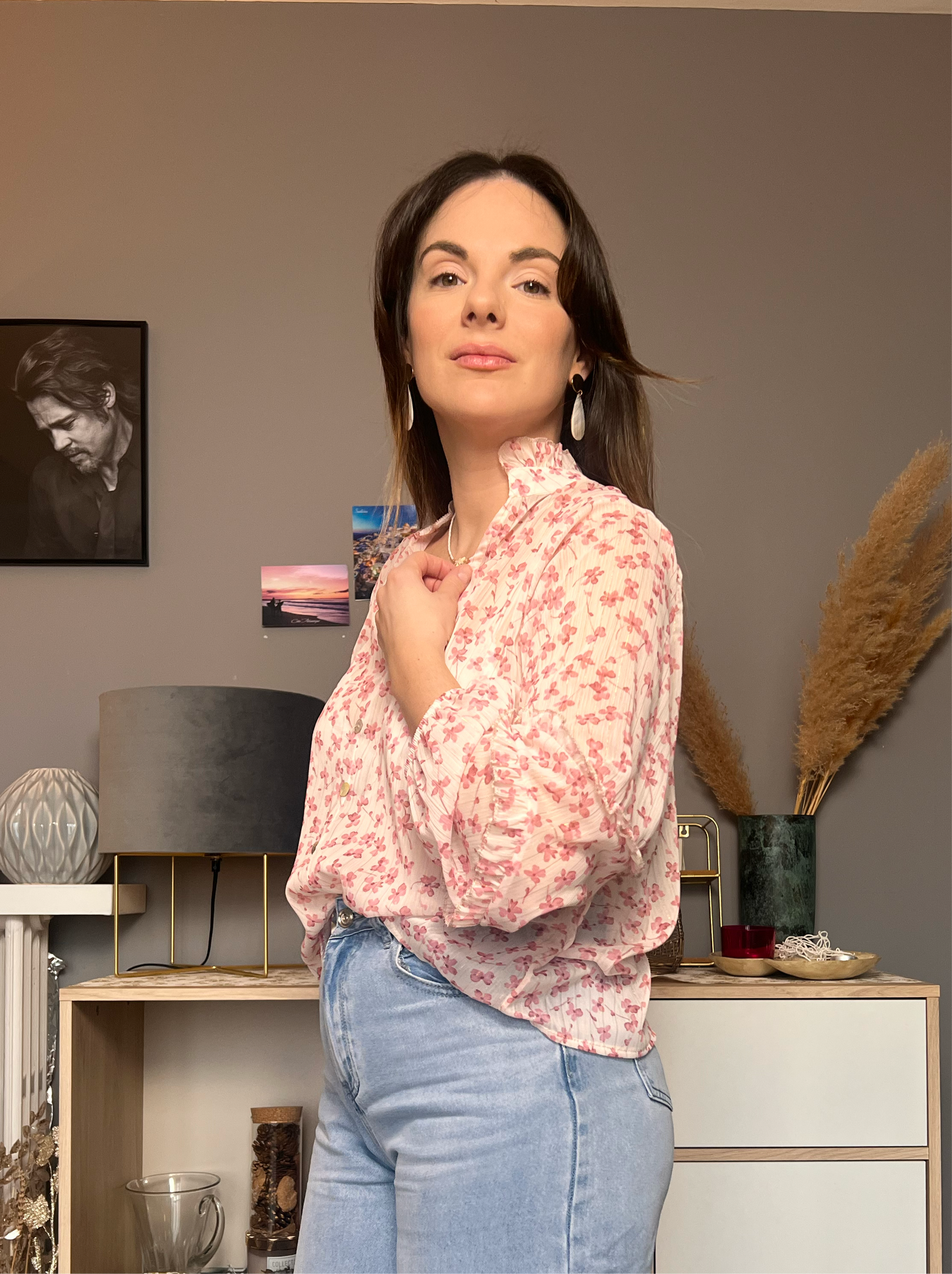 Blouse fleurs Angèle