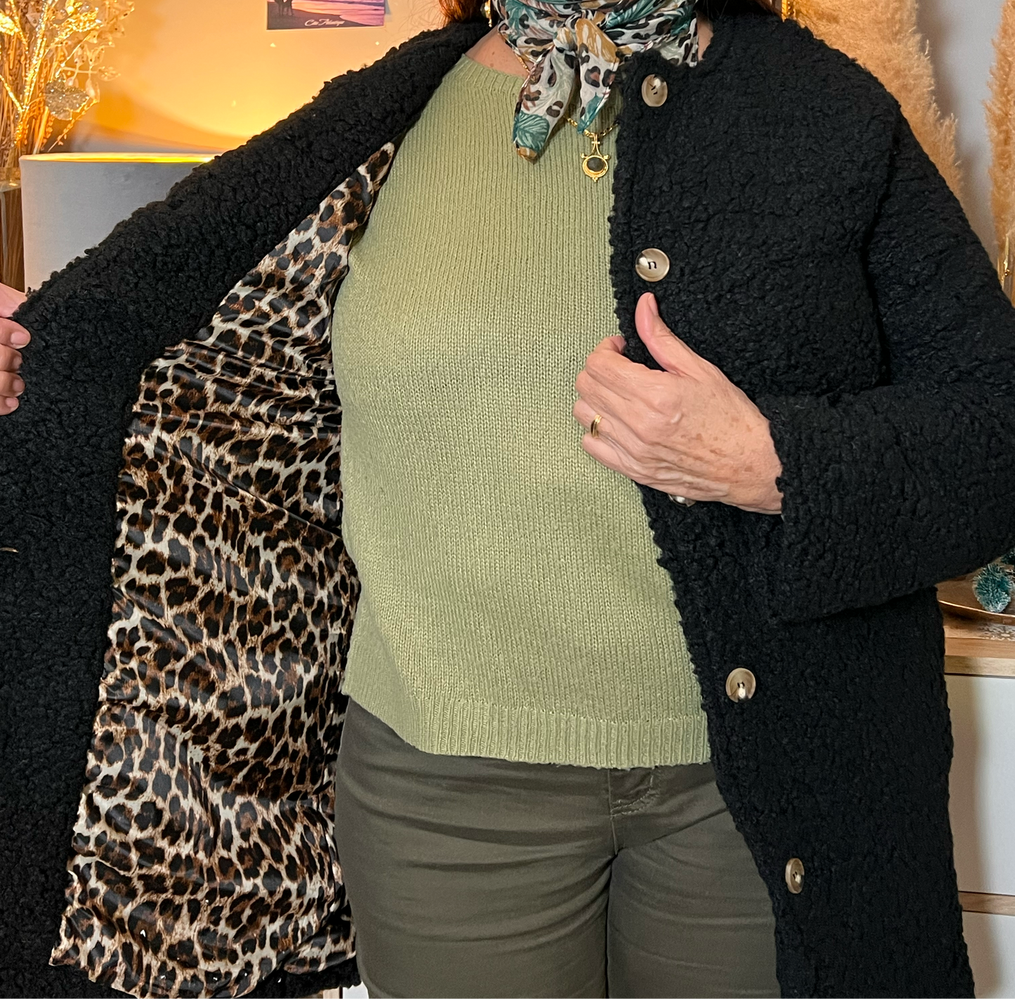 Manteau mouton petite taille Amandine