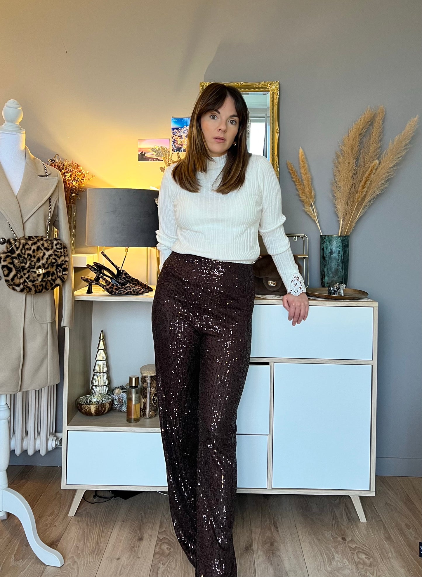 Pantalon sequins Ingrid