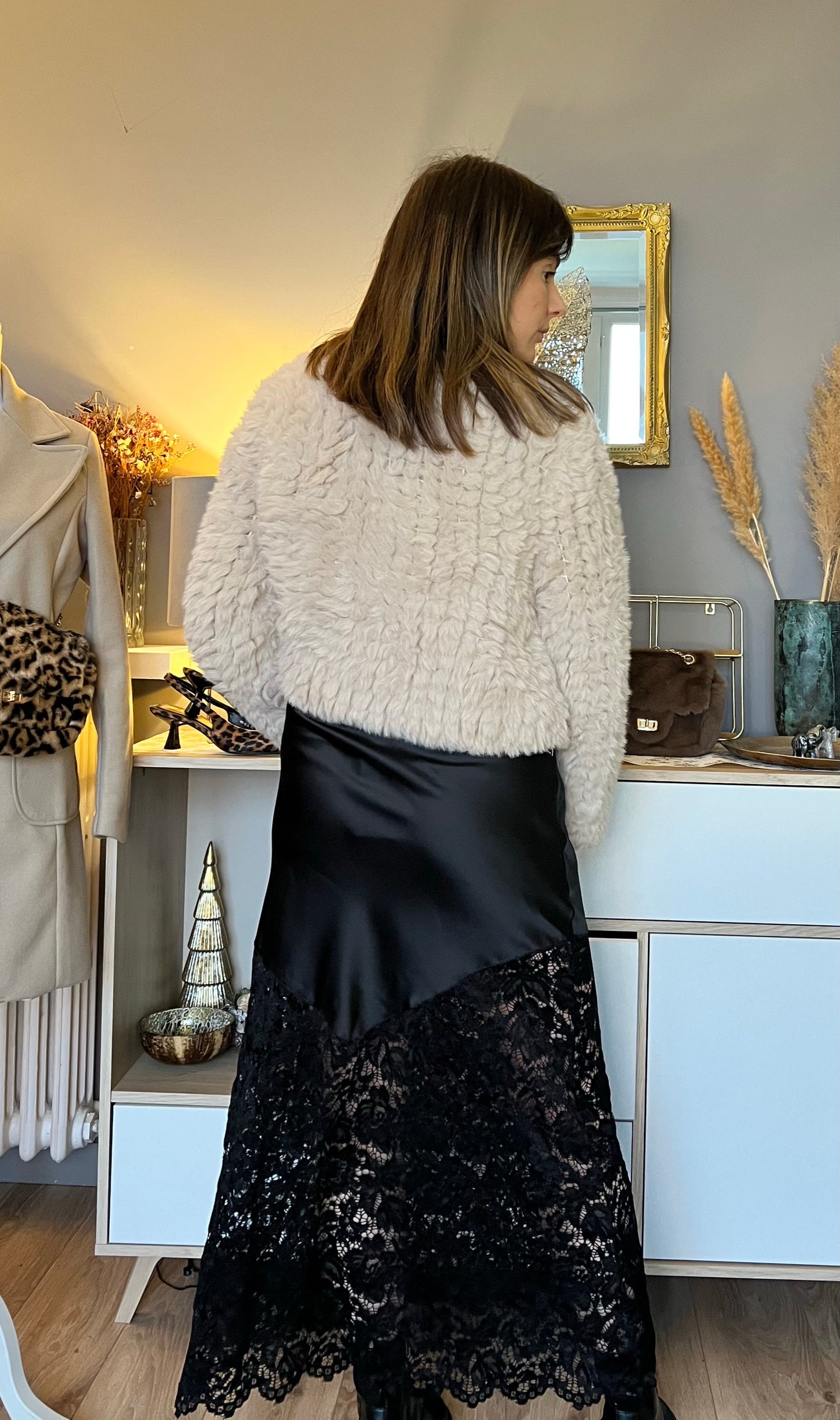 Veste fausse fourrure Léona