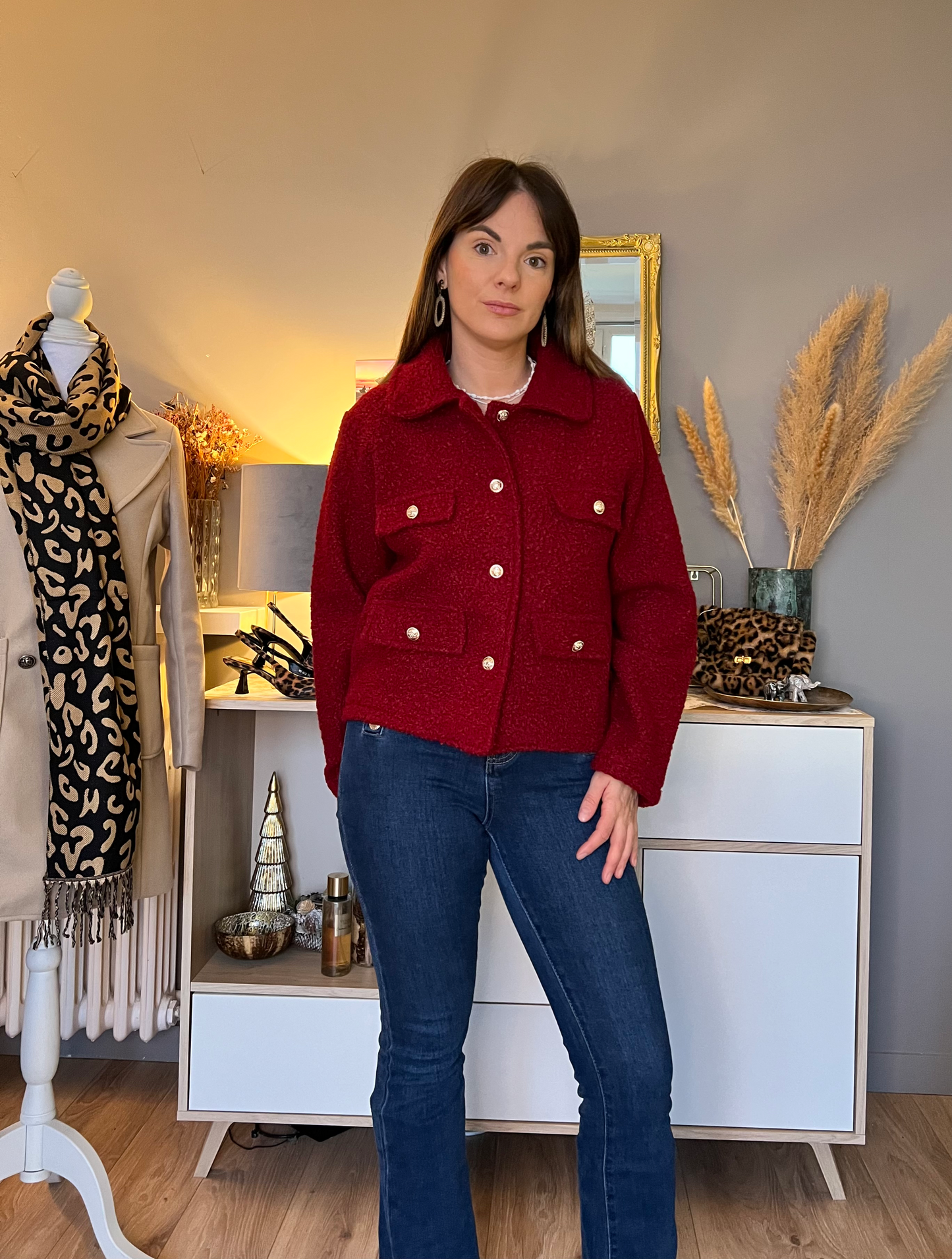 Veste bouclée Lison