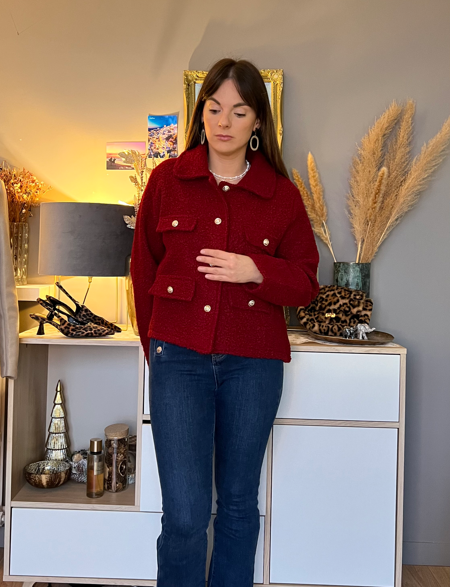 Veste bouclée Lison