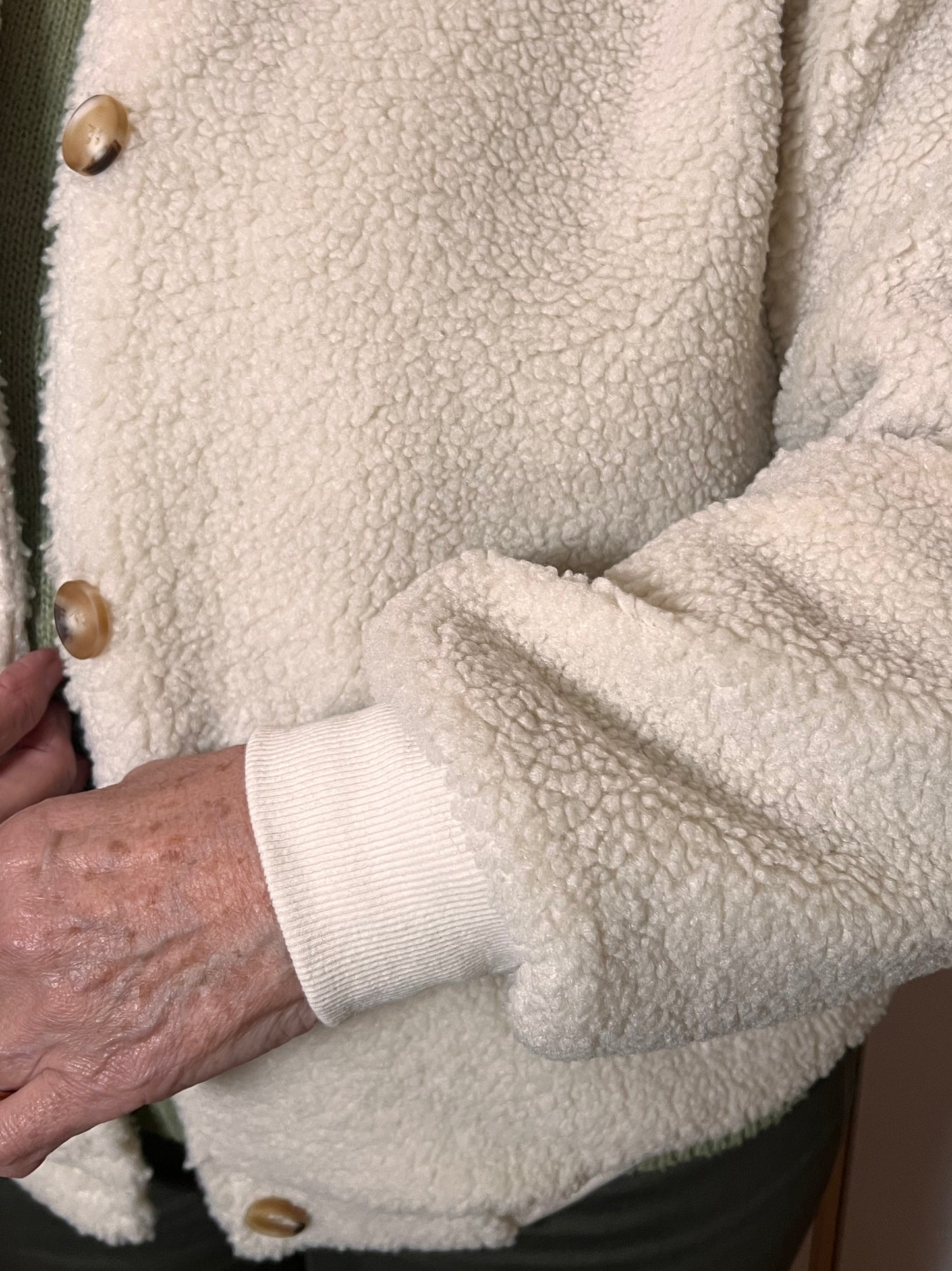 Bombers mouton grande taille Manon