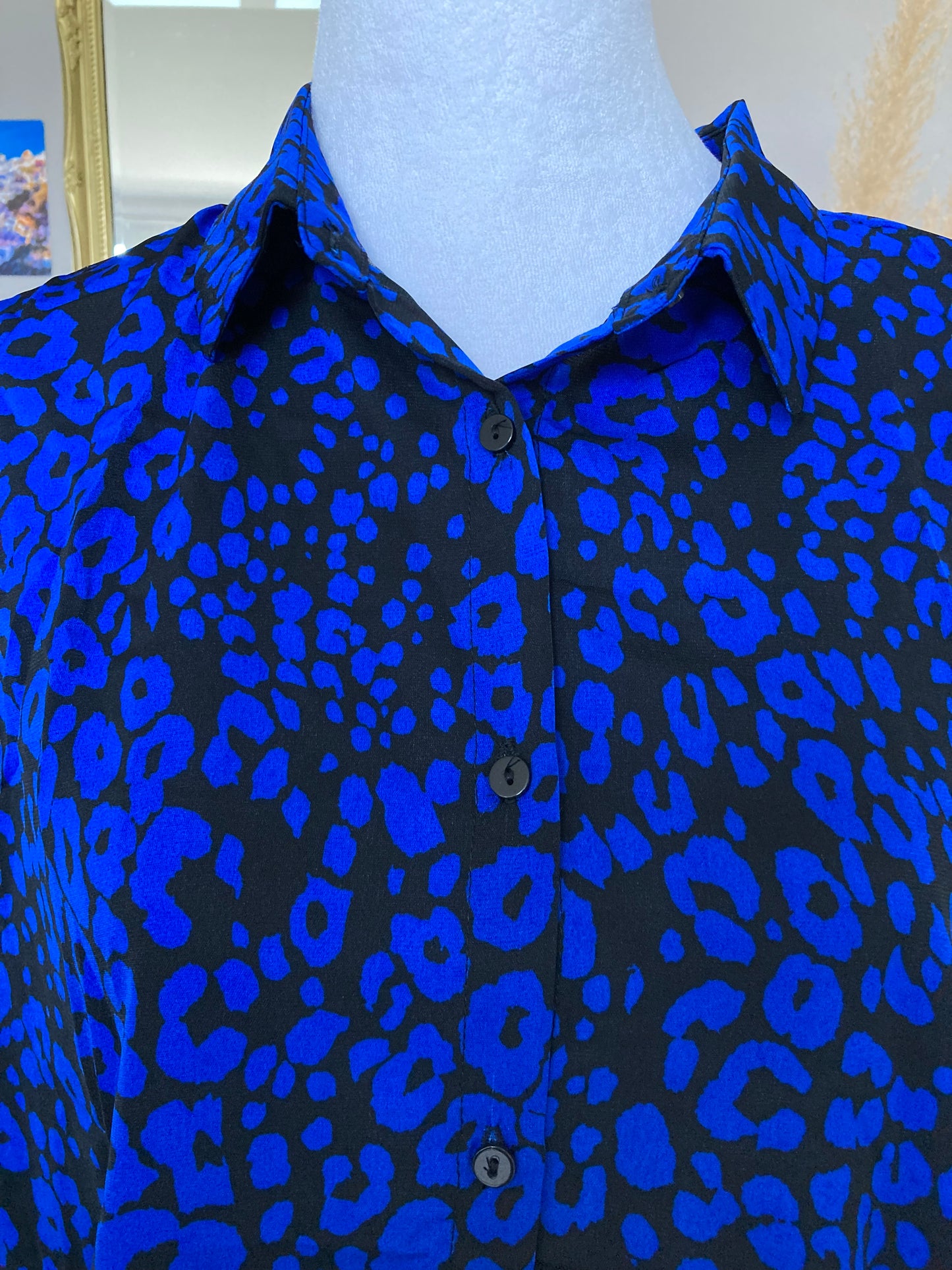Chemise motifs léopard