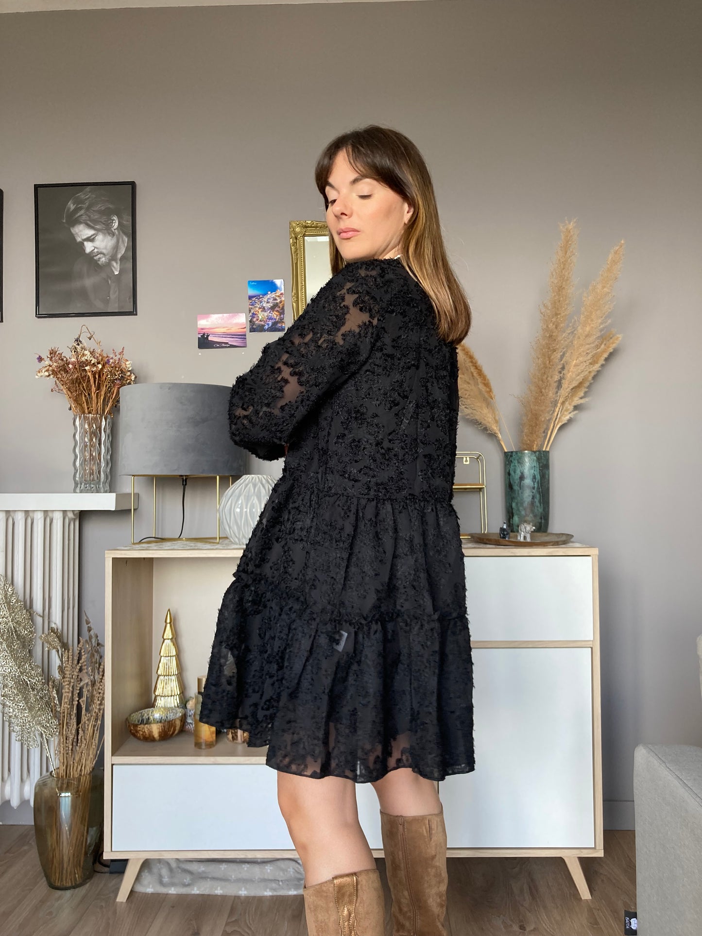 Robe plumetis Louise