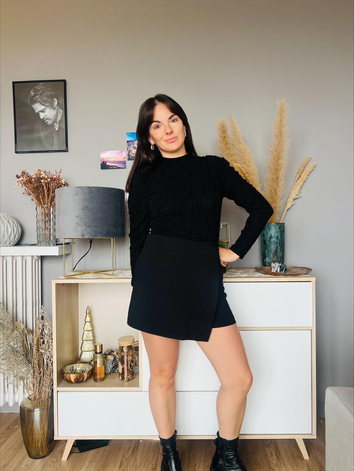 Body pailleté manches longues Emy