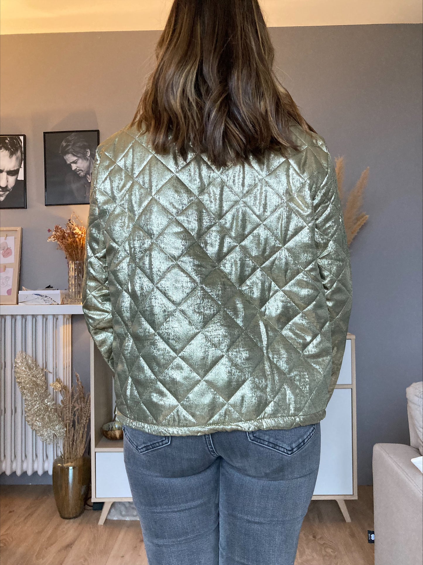 Veste matelassée brillante Léonie