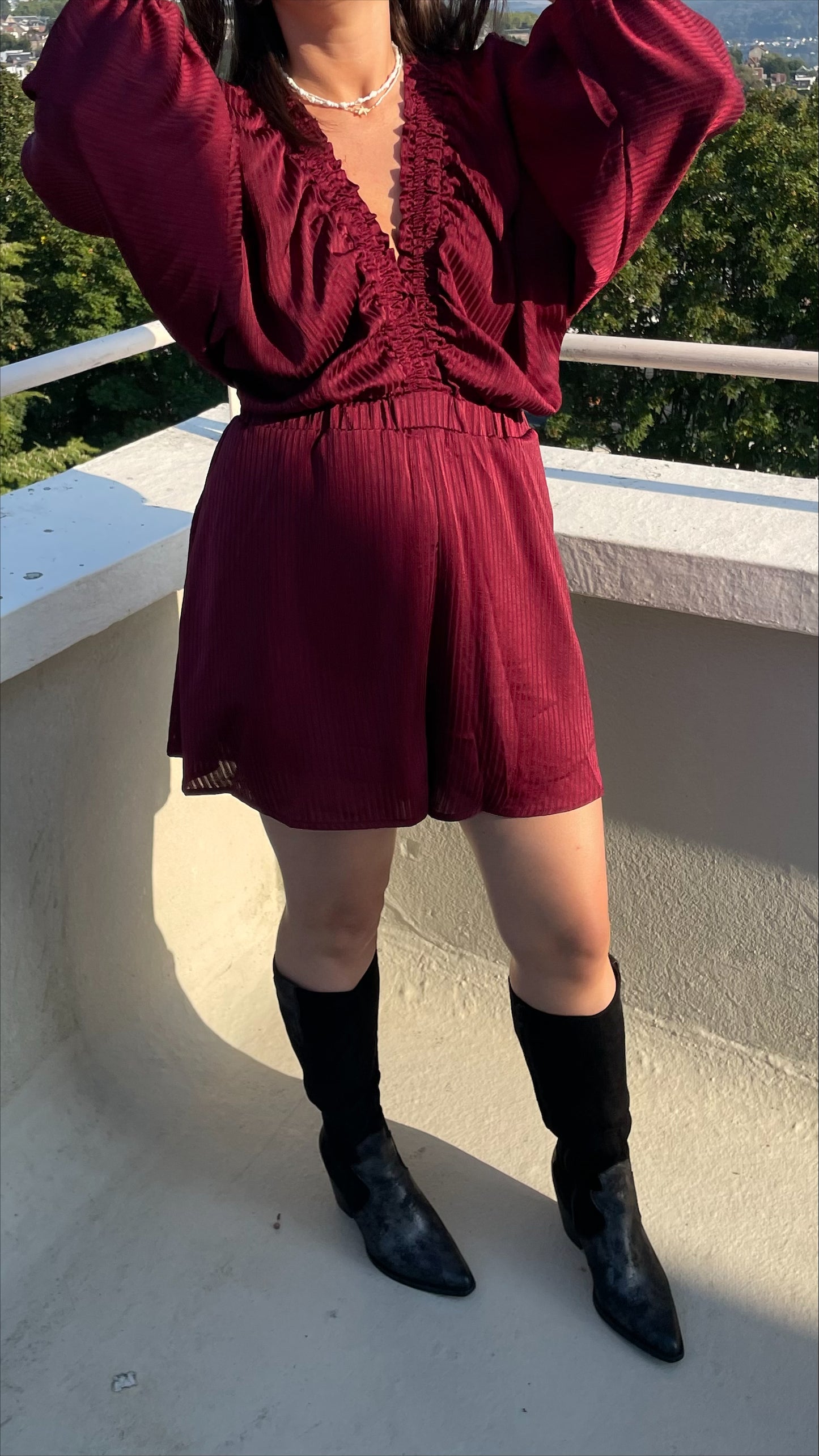 Combishort décolletée Capucine