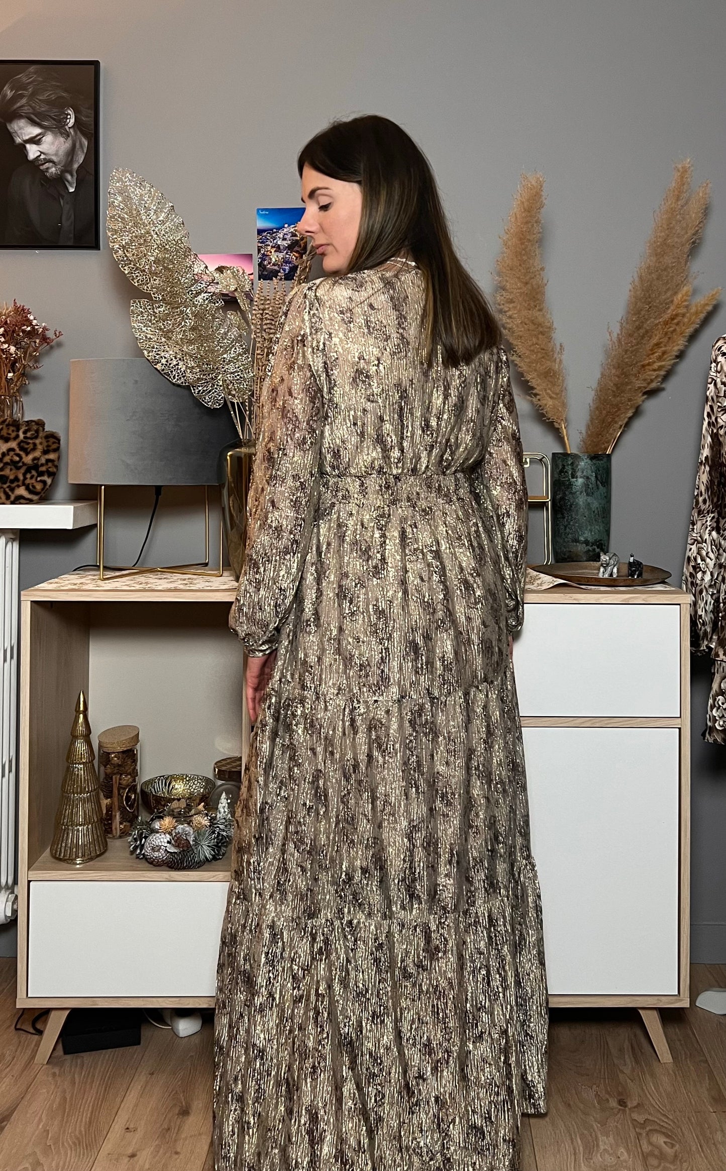 Robe longue scintillante Noëlle