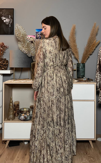 Robe longue scintillante Noëlle