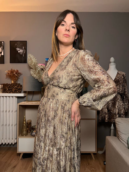 Robe longue scintillante Noëlle