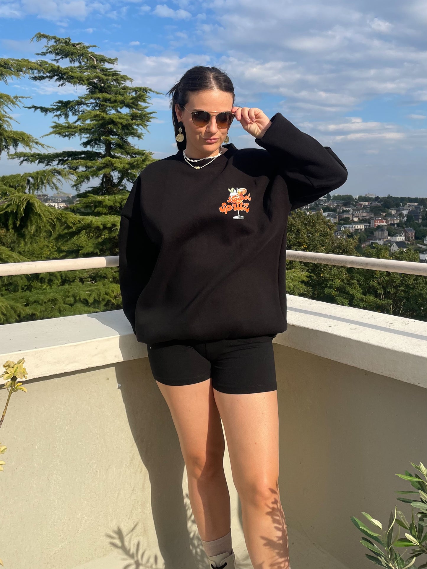 Sweat shirt oversize Aperol